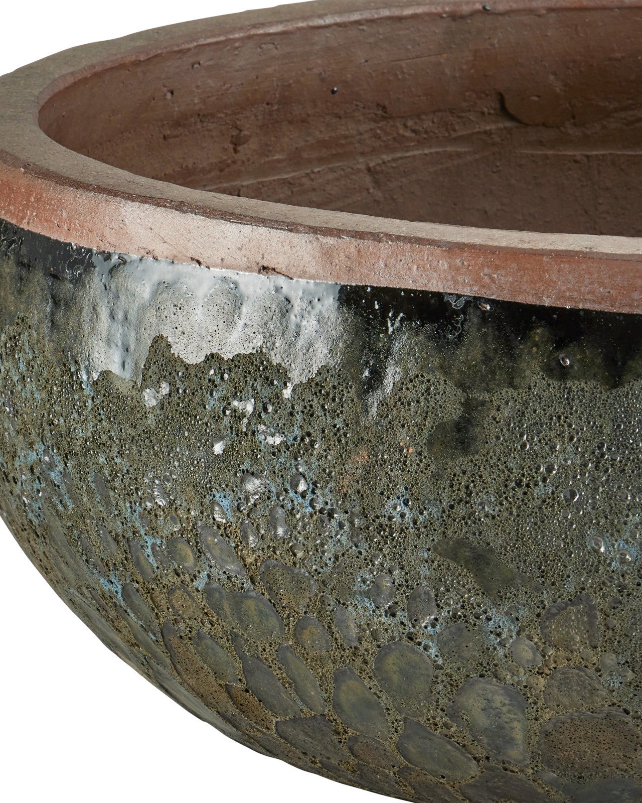 Lyra Black Large Planter